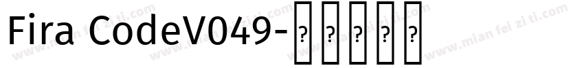 Fira CodeV049字体转换